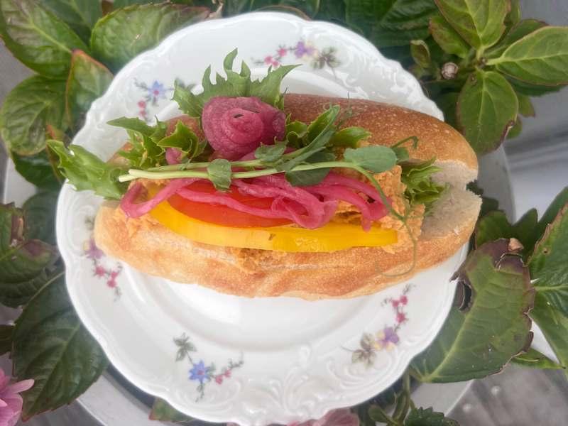 Hummusmörgås